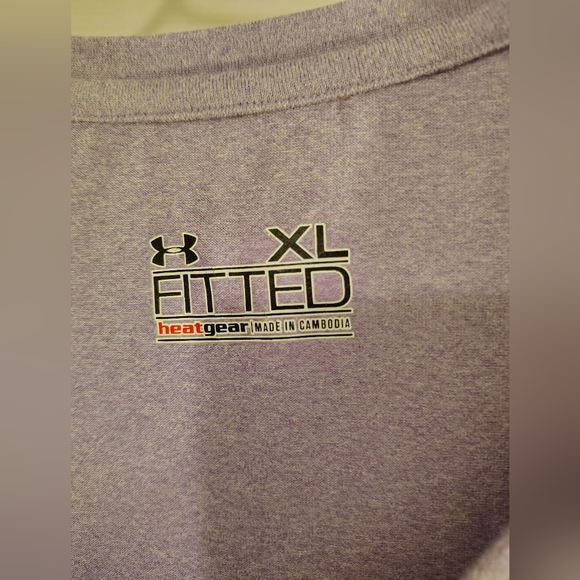 Under Armour Women's Lavender V-Neck Tee - Picture 5 of 5